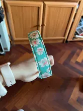 Collar personalizado de nailon para perro, grabado Floral, para cachorro, dibujo de cuello, nombre personalizado, para perros pequeños, medianos y grandes