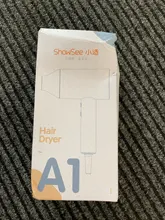 Xiaomi-secador de pelo SHOWSEE A1-W, anión, cuidado de iones negativos, difusor profesional de secado rápido para el hogar, 1800W