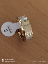 Sifisrri 8mm Acero inoxidable religioso Jesús Cruz anillo ruso Dios nos banda Anillos para los hombres las mujeres joyería cristiana Anillos