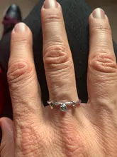 LEKANI-Anillo de Plata de Ley 925 con diseño de arcoíris para mujeres y niñas, joyería fina, para bodas