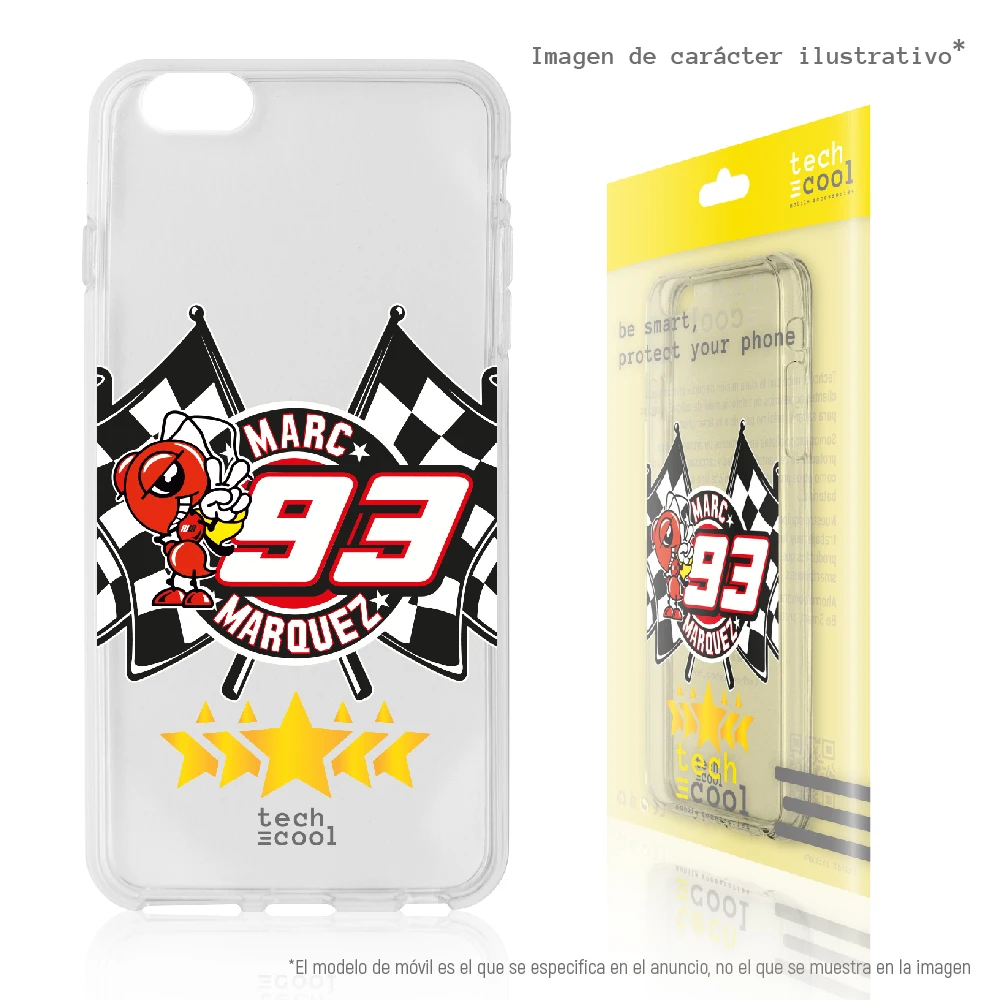 FunnyTech®Stand case for Xiaomi Silicone Note Redmi 8 Pro L Marquez 93 transparent flags