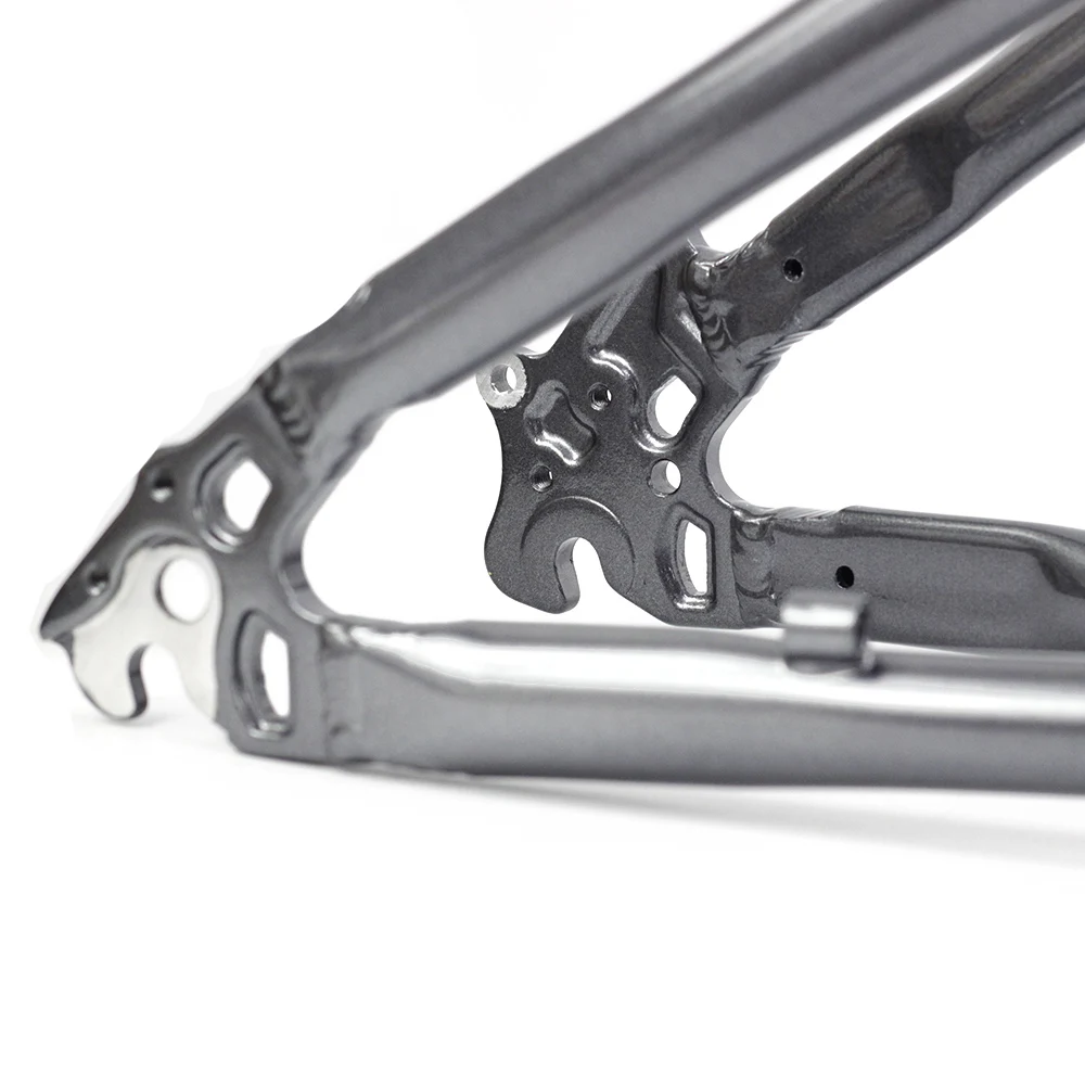 Fnhon Blast Aluminum Folding Bike Frame Fork 20" 406 451 Disc Brake V Brake Frameset 22inch Foldable Frame bicycle parts bicycle frame