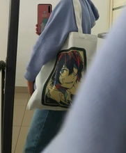 Perros Callejeros Bungou Osamu Dazai Anime de impresión de dibujos animados de bolsas de compras de las niñas de moda Casual paquete bolso de mano