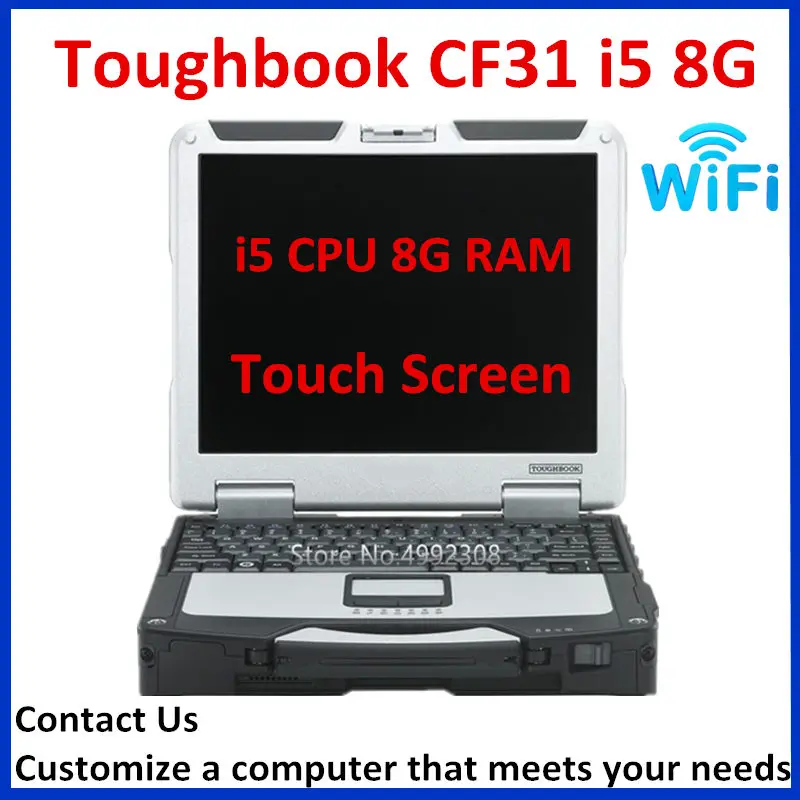 Computer Diagnostico Di Alta Qualità Per Panasonic Toughbook Cf31 Cf-31 Cf 31 Laptop I5 8G Funziona Per Mb Star C4 C5 Alldata Software