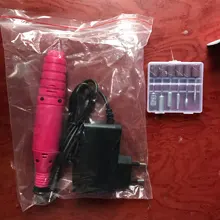 Taladro profesional para uñas máquina eléctrica manicura juego de cortadoras de fresado archivos de uñas taladro Gel eliminador de esmalte herramientas TRHBS-011P-1