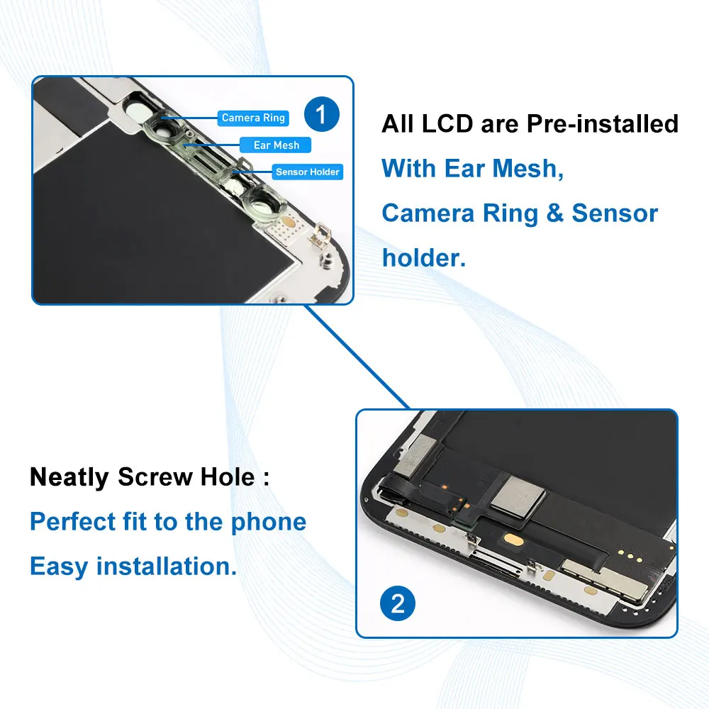 Elekworld класс OEM КАЧЕСТВО OLED для iPhone XS ЖК дисплей с сенсорным экраном дигитайзер