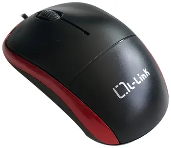 

OPTICAL MOUSE USB BLACK/RED