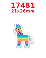 30 шт мультяшный персонаж плоское украшение из смолы PR 13965 - Цвет: 17481