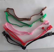 Collar de policarbonato para perros, hebillas ajustables con campana, correa para el cuello, suministros para mascotas, accesorios para perros pequeños, Chihuahua, Bulldogs, 1 unidad