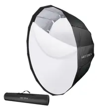 Softbox parabólico profundo do adn da arte, softbox hexadecagon com pano do difusor, para a iluminação instantânea da fotografia do speedlite da luz do estúdio