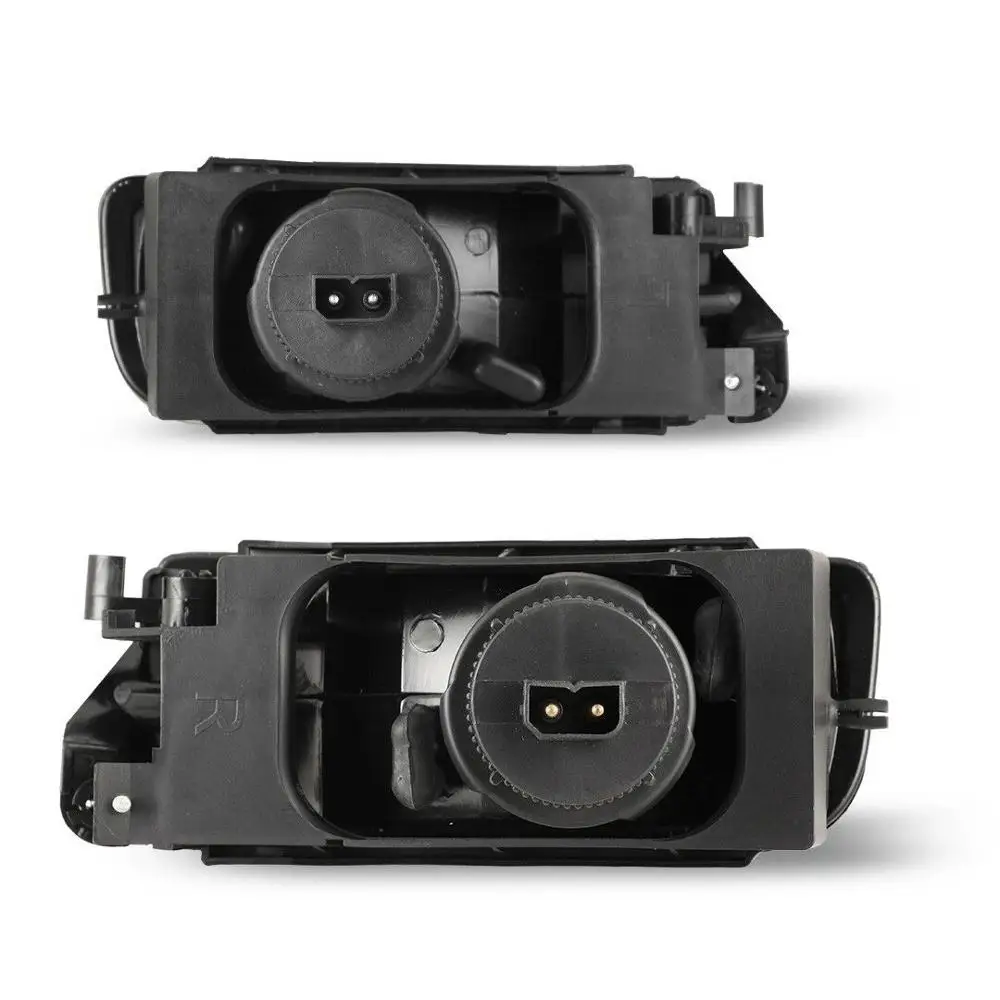 JanDeNing 1 Pair Yellow Lens Front Bumper Lower