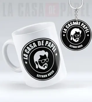 

Personalized La Casa De Papel Trophy Key Chain Set-4