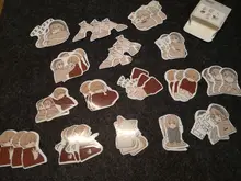 Mohamm-pegatinas Kawaii con dibujos de amor en caja, planificador de recortes, papelería, diario japonés, pegatinas