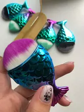 7 tipos de brochas en forma de cola de pez para uñas, brochas cosméticas de fondo, polvo de limpieza suave para cuidado de uñas, herramienta de manicura