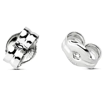 

Fornitura 18k white gold round pressure. 1 piece [AB3290]
