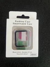 Protector de pantalla de cristal + cubierta para Apple Watch, 44mm, 40mm, iWatch, 42mm, 38mm, accesorios para Apple watch series 6 5 4 3 2