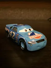 Disney Pixar-Coche de juguete de Cars 2 3 para niños, modelo de Rayo McQueen Mater Jackson Storm Mack tío Truck a escala 1:55, regalos de navidad