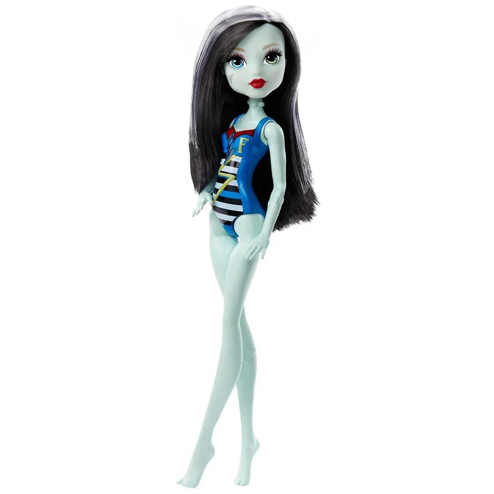 Синий Кукла Monster High Фрэнки Штейн- Монстры в купальниках - Цвет: Синий