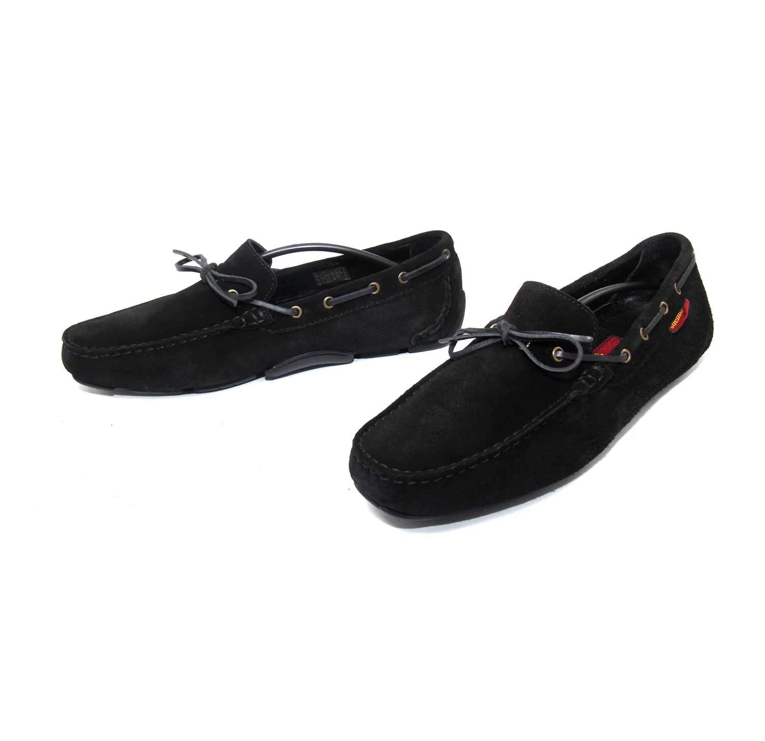Handmade Moccasins with Flexible Rubber Sole Black Cow Suede Full Leather Insole Casual Driving Mocs for Men 2021 Fashion | Обувь