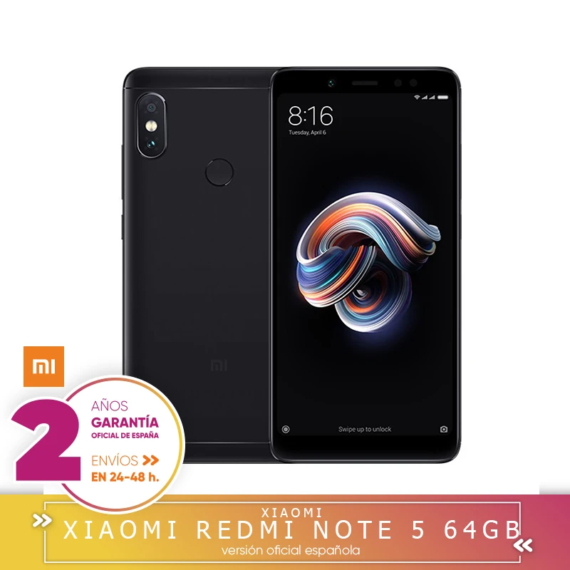 -Garantía Y Versión Española-Xiaomi Redmi Note 5 - Smartphone de 5.9\