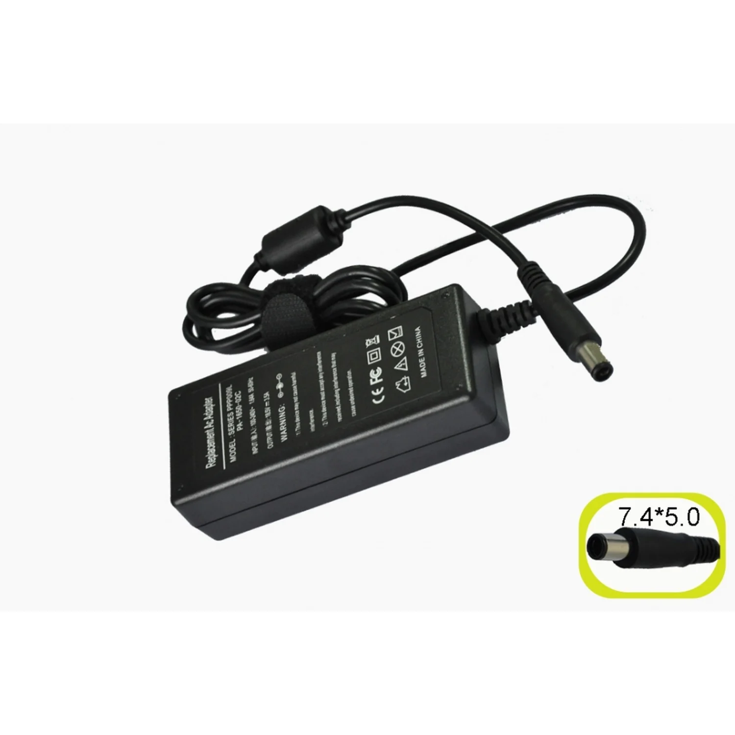 Зарядное устройство для ноутбука, совместимое с hp 65w 18,5 V 3.5A PA-1650-02C