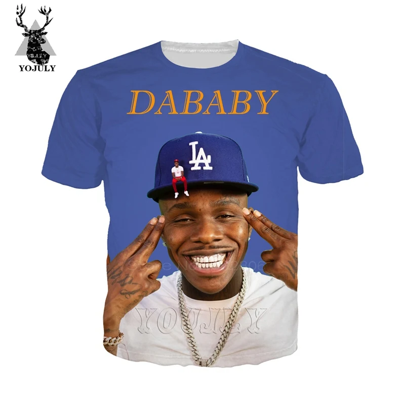 1 Dababy Футболка Music Suge off white Мужская 3d принт Harajuku косплей футболки модные унисекс Хип-Хоп Уличная одежда с круглым вырезом Топы A531 - Цвет: 1
