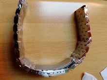 Correa de acero inoxidable para reloj de 18mm, 20mm, 22mm y 24mm para hombre y mujer, banda de Metal sólido cepillado para Gear S3, accesorios para reloj