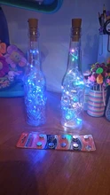Light-Bar Wine-Bottle-Light Led-String Battery-Powered Cork Birthday-Party DIY 1m/2m