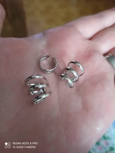 Pendientes Punk sin Piercing para el cartílago, pendientes con Clip para la oreja, para mujeres y niñas