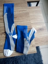 Calcetines de compresión de nailon para adultos medias médicas de enfermería, calcetines deportivos transpirables de secado rápido para ciclismo al aire libre