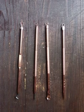 Removedores de manchas de espinillas, Extractor de acné, espinillas, imperfecciones, palillo de acné por extrusión al vacío contra puntos negros, herramientas para limpieza facial, 4 Uds.