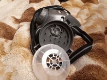 Mascarilla de seguridad para carpintero, protector para pulidora, a prueba de polvo y con 10 filtros nuevo, máscara respiratoria antipolvo con filtro dual