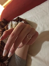 Plata Vintage Bohemia Color círculo anillos para las mujeres mujer Anillos De Compromiso joyería estilo bohemio Vintage regalos de navidad