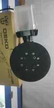 DEKO-LIJADORA ORBITAL Random DKSD125J1, 350W, con escape de polvo y depósito de polvo híbrido