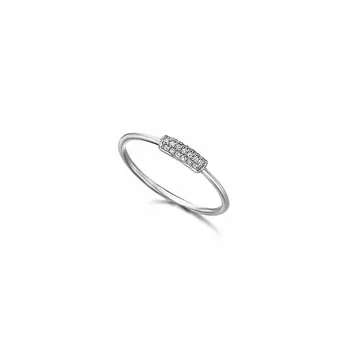 

Ring LeCarré White Gold barbell Diamond