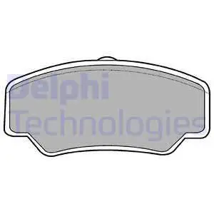 Колодки дисковые п.\ Ford Transit 80/100/115/120 1.6 85-92 DELPH