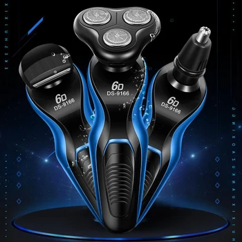 

Multifunctional 3 in 1 Electric Shaver 3 Heads Razors LED display Hair Clipper Nose Beard Hair Trimmer Device For Man