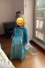 Disfraz de Frozen azul para niñas pequeñas, vestido de princesa de nieve, vestido de Reina Up, Fiesta infantil, Cosplay, vestido de tul de 3 a 8 años