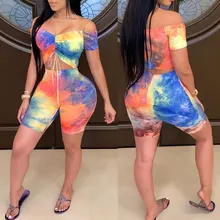 Conjunto de 2 piezas de camiseta sin mangas para mujer, Tops cortos ajustados de motociclista Empire, pantalones cortos elásticos sólidos en 5 colores, 2020