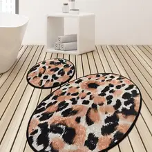 Круглый коврик для ванной, Antdecor, леопард, 40 дюймов, 100 см