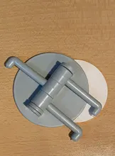 Gancho adhesivo giratorio sin costuras, soporte fuerte gancho adhesivo de cocina, colgador de pared, suministros de cocina y baño, envío directo