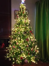 String-Lights Fairy-Garland Party-Decoration Christmas-Tree Green-Wire Holiday Outdoor Led