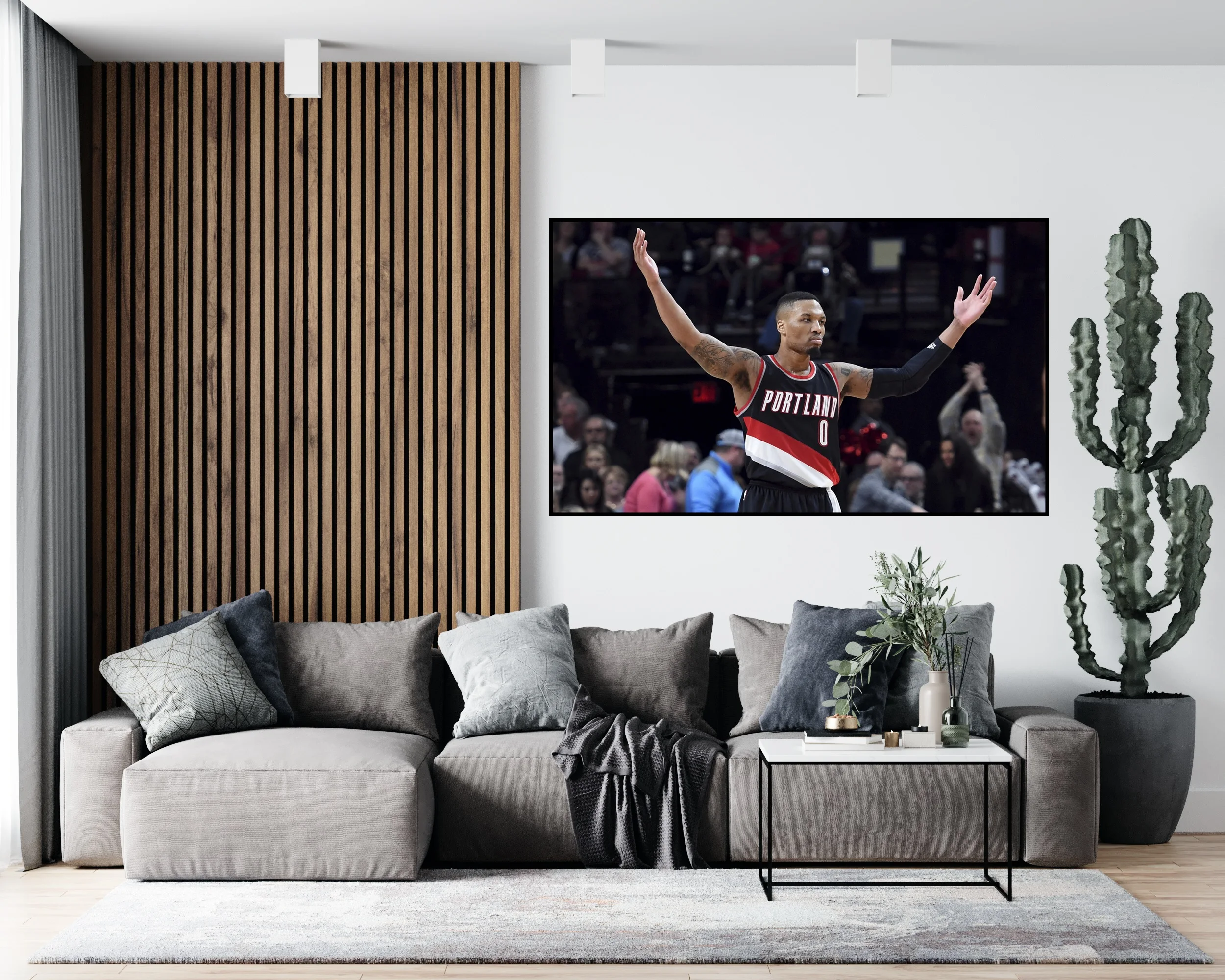 Nba Basketball Damian Lillard Poster Sticker Home Living Room Kobe Bryant LeBron James Legend Wall | Дом и сад