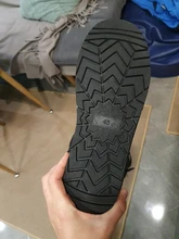 Shoes Waterproof Winter Boots Ankle Black Genuine-Leather Classic GRWG Wool Lined Shearling