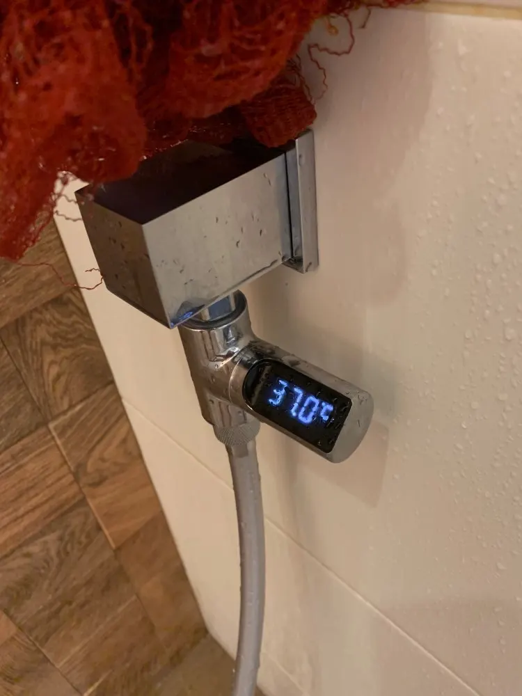 Water Shower Thermometer LED Display photo review