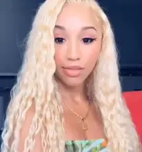 Ombre Rubio 613 peluca con malla Frontal Pre arrancado de la onda profunda Highglight de color HD transparente 13x6 Frontal de encaje pelucas de cabello humano