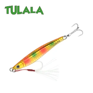 ORANGE RAINBOW Tulala литой металл 40 г джиговая блесна, шкура, литье свинца, рыбы, SeaBass, рыбалка на щуку Приманка снасти, вобберы, жесткие приманки - Цвет: ORANGE RAINBOW