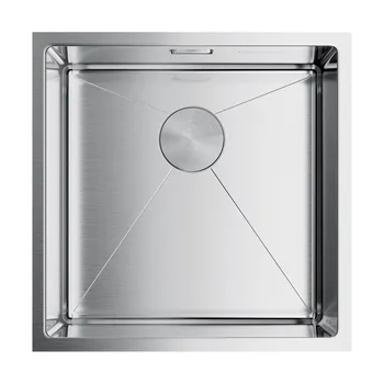 

Kitchen sink omoikiri Taki 44-u/if-in stainless steel/stainless steel