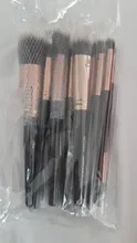 Anmor-Juego de brochas de maquillaje, para base de sombra de ojos, colorete en polvo, delineador de ojos, pestañas, labios, herramienta cosmética, 4-16 Uds.