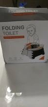 Colcha plegable para niños, inodoro portátil de viaje para entrenamiento de bebé, inodoro de limpieza rápida para uso en tabla, práctico para almacenamiento